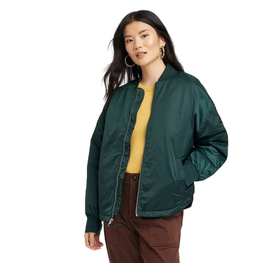 Women's Bomber Jacket  A New Day Olive Green M