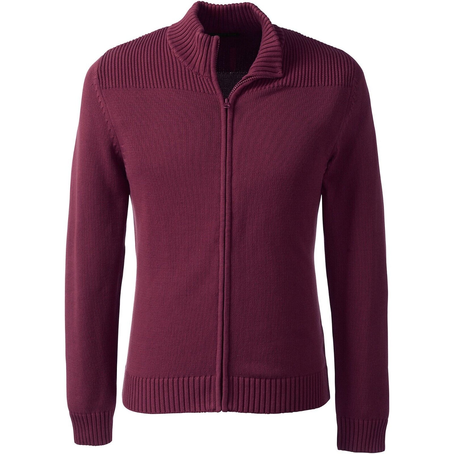 Men's Cotton Modal Zip Front Cardigan Sweater size XL