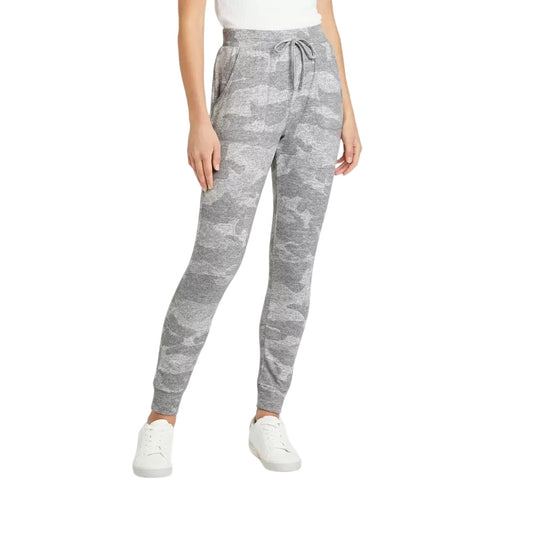 Women's Camo Slim Fit Jogger Leggings with Pockets and Drawstring A New Day  S