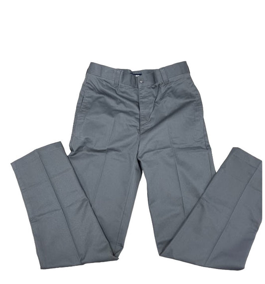 Uniform Boys Iron Knee Blend Plain Front Chino Pants Size 18