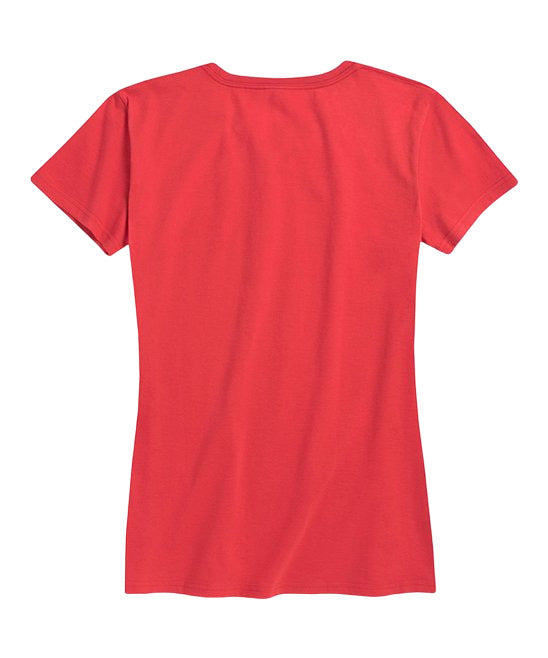 Instant Message Womens Red Stethoscope Graphic Tee Size 3XW