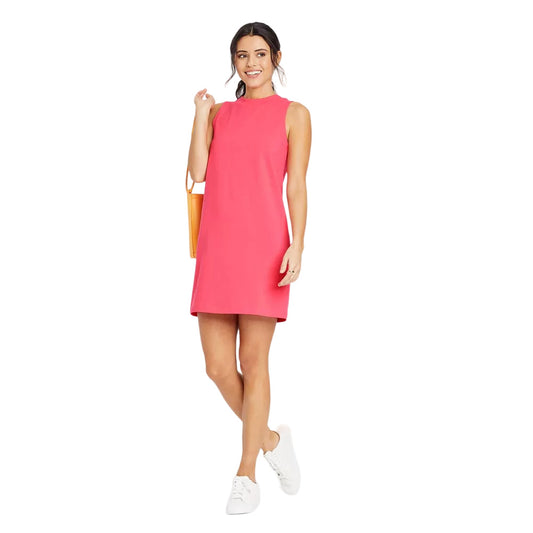 Women's Knit Tank Dress A New Day Coral Pink S