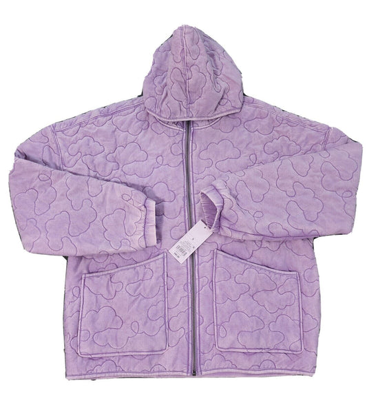 Hooded Quilted Jacket - Wild Fable Light Purple L