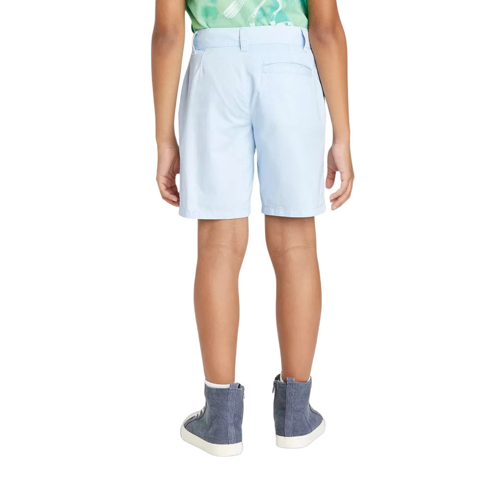 Boys Flat Front At the Knee Woven Shorts Cat & Jack Blue Size XS