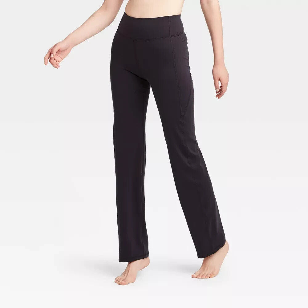 Women's Contour Power Waist Mid Rise Straight Leg Pants  All in Motion