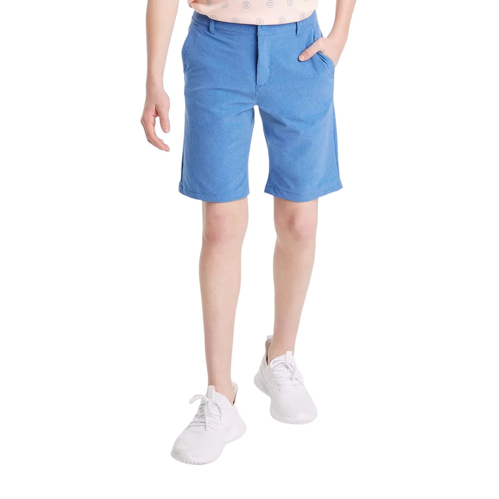 Boys Golf Shorts All in Motion Heathered Blue Size 8