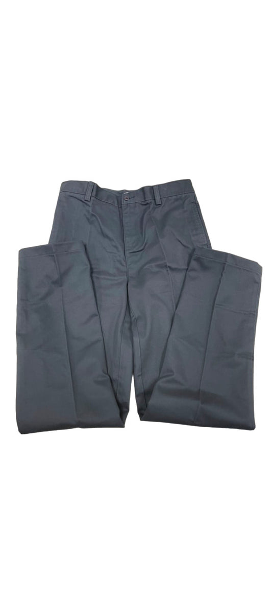 School Uniform Boys Iron Knee Plain Front Wrinkle Resistant Chino Pants Size 20