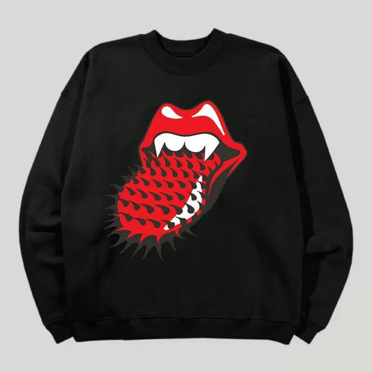 Women's The Rolling Stones Halloween Graphic Sweatshirt - Black XL