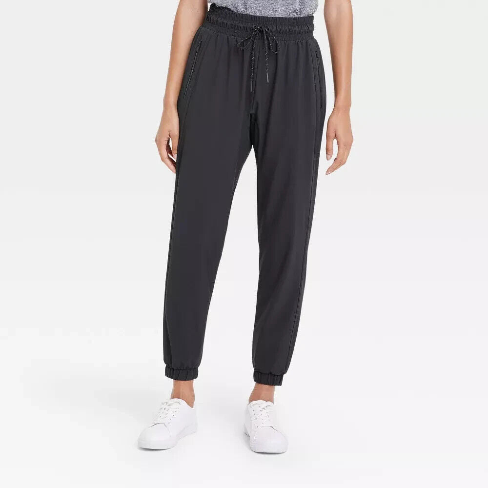 Women's Lined Woven Joggers - All in Motion Black S