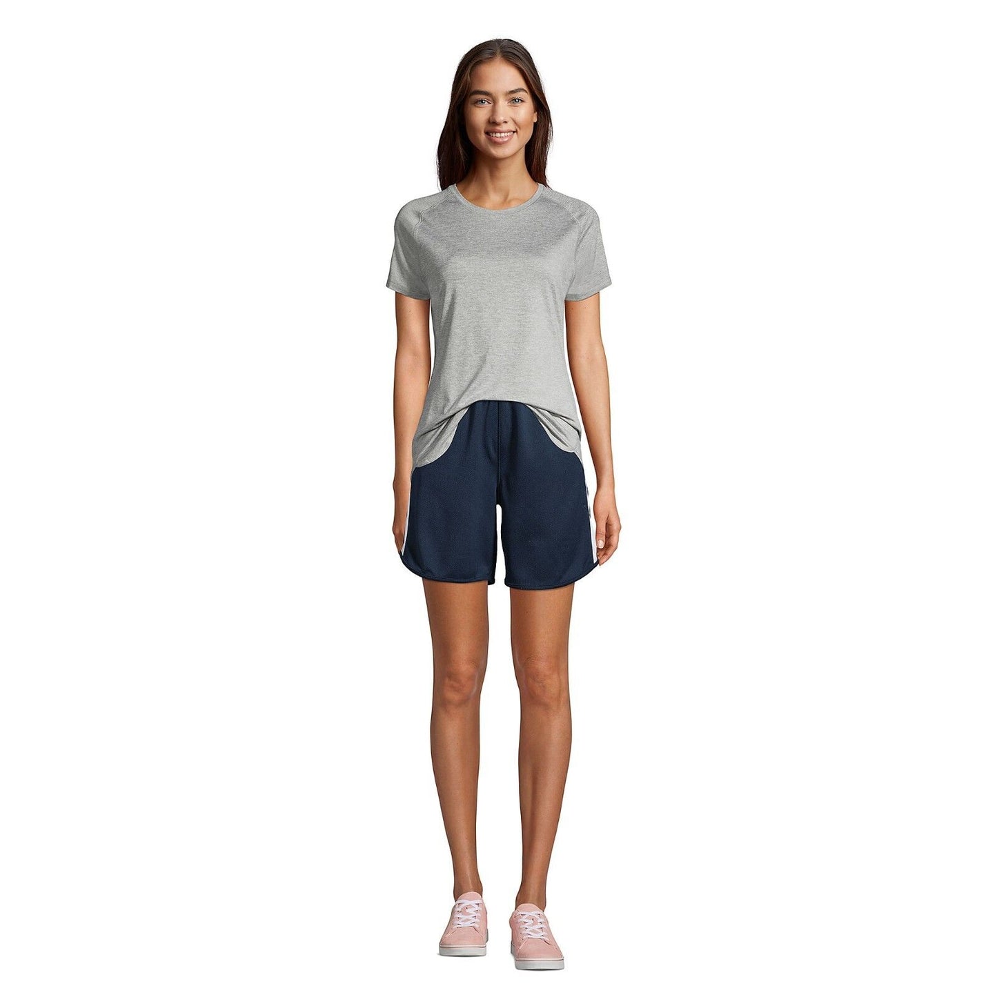 Women's Short Sleeve Active Gym T-shirt Size L