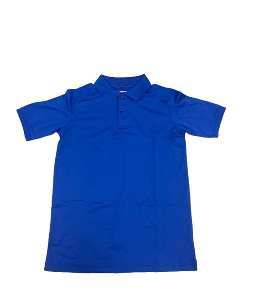 School Uniform Kids Short Sleeves Rapid Dri Polo Shirt Size L