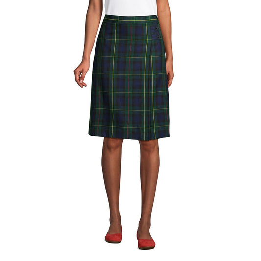 Women's Plaid A-line Skirt Below the Knee size 2
