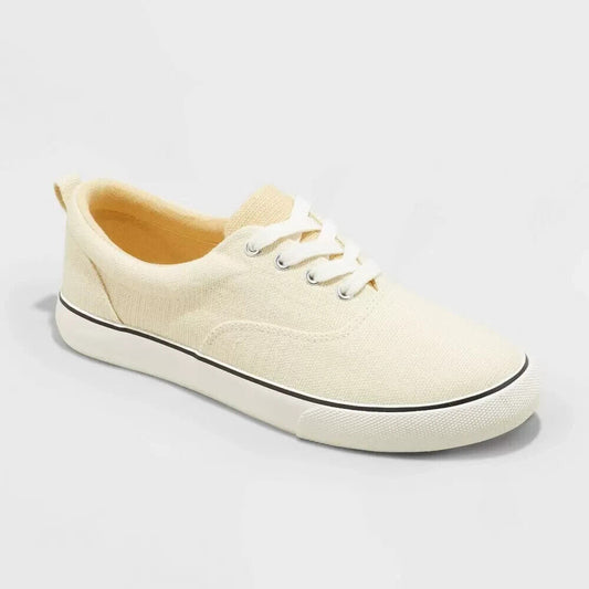 Women's Molly Vulcanized Lace-Up Sneakers - Universal Thread Yellow 8