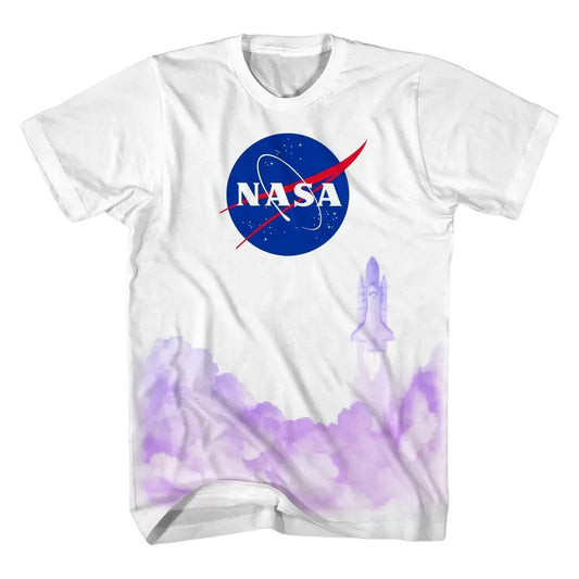 Boys NASA Short Sleeve Graphic T Shirt White S