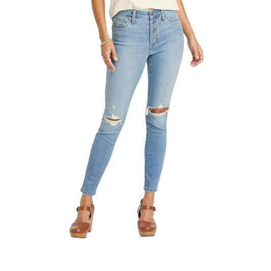 Women's High Rise Skinny Jeans Universal Thread Light Blue 16