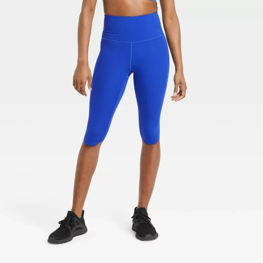Women's Sculpt Ultra High Rise Cropped Leggings 13 All in Motion Vibrant Blue XS