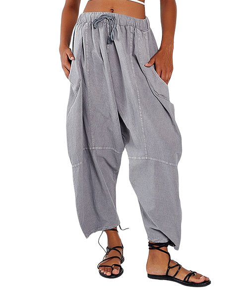 Gray Pocket Harem Pants Size S