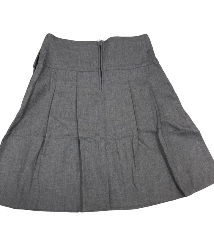 School Uniform Women's Wrinkle Resistant Poly-Cotton Skirt Top Of Knee Size 2