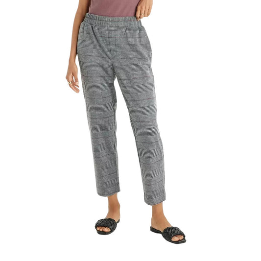 Women's High-Rise Slim Straight Fit Ankle Pull-On Pants - A New Day Heather M