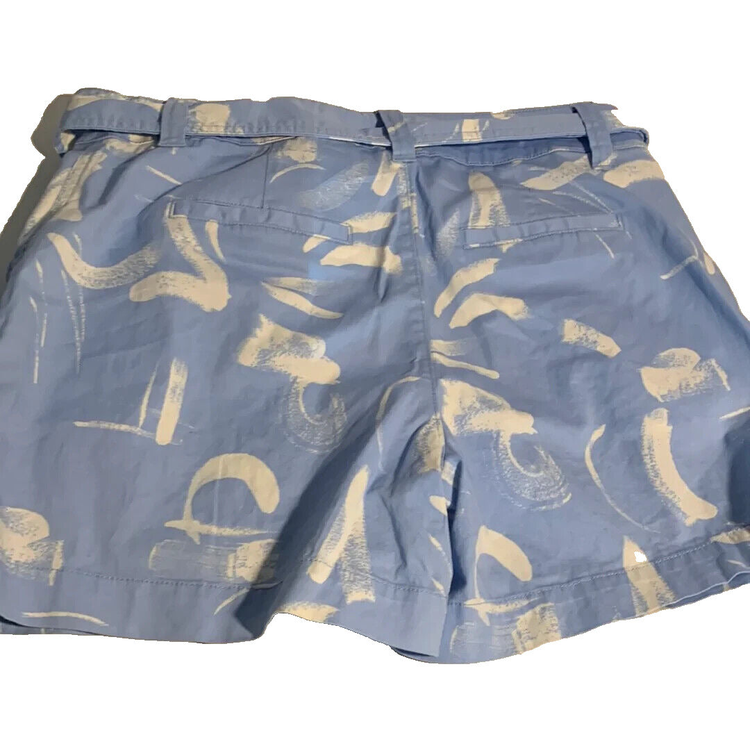 Women's High Rise Pleat Front Shorts A New Day Blue 18