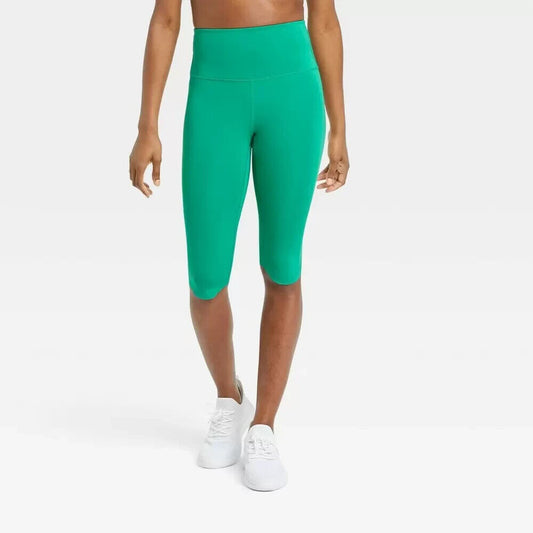 Womens Sculpt Ultra High Rise Cropped Leggings 13 All in Motion Vibrant Green