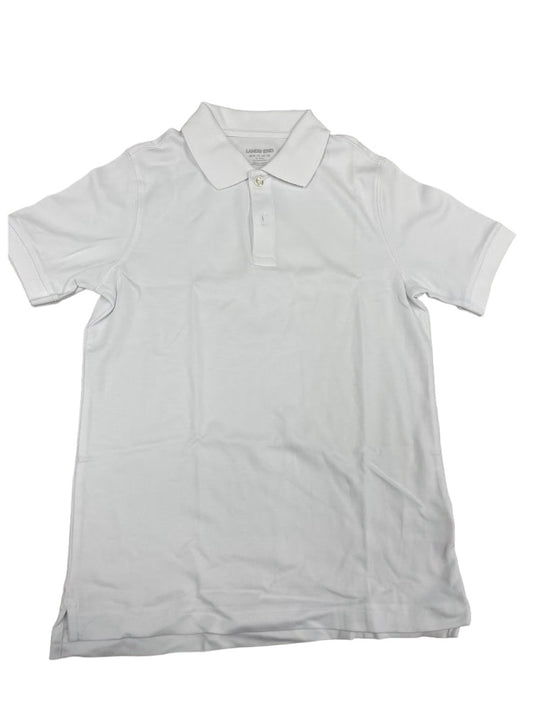 School Uniform Boys Kids Tailored Short Sleeve Interlock Polo Shirt Size M