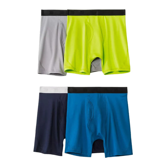 Boys 4pk Mesh Boxer Briefs  All in Motion Colors May Vary Size XL