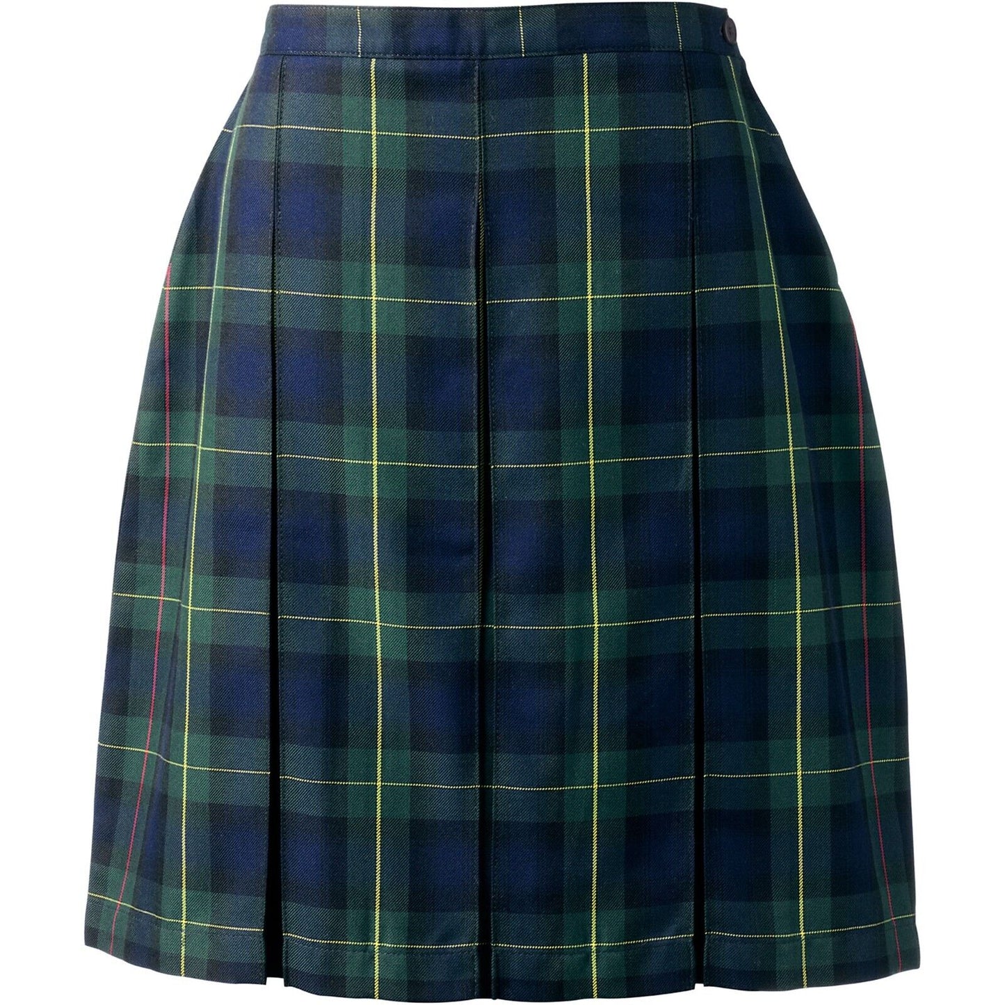 Women's Plaid Box Pleat Skirt Top of the Knee size 0