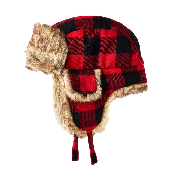 Boys Faux Fur Buffalo Trapper Hat Cat & Jack One Size