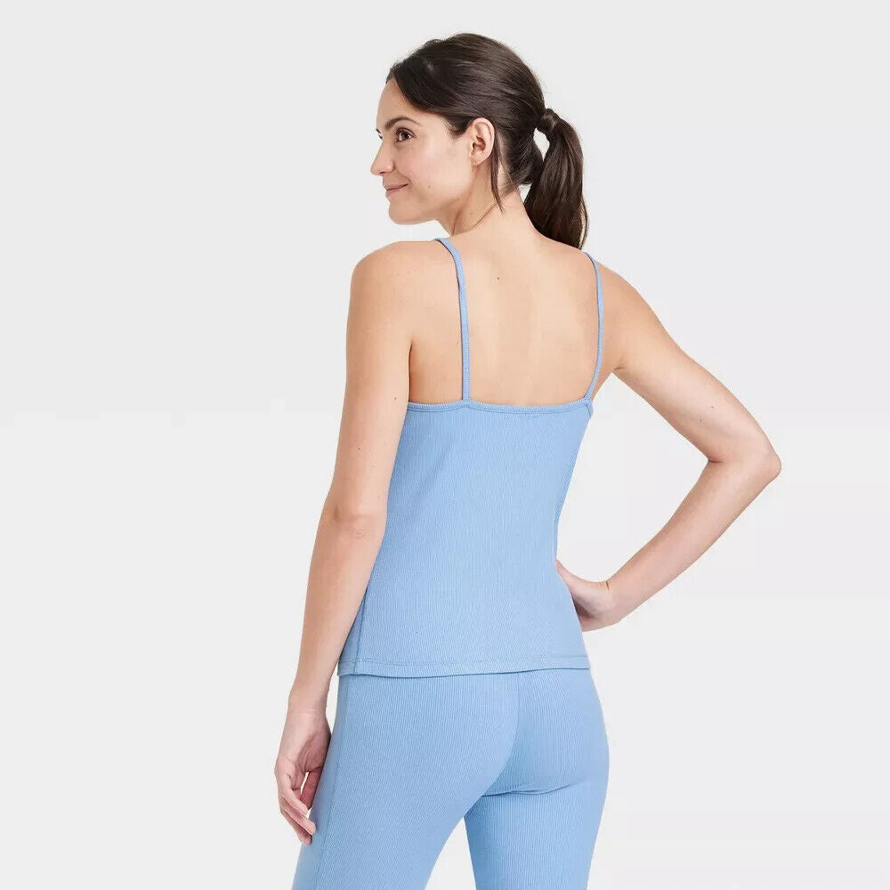 Women's Beautifully Soft Ribbed Cami Stars Above Blue XS