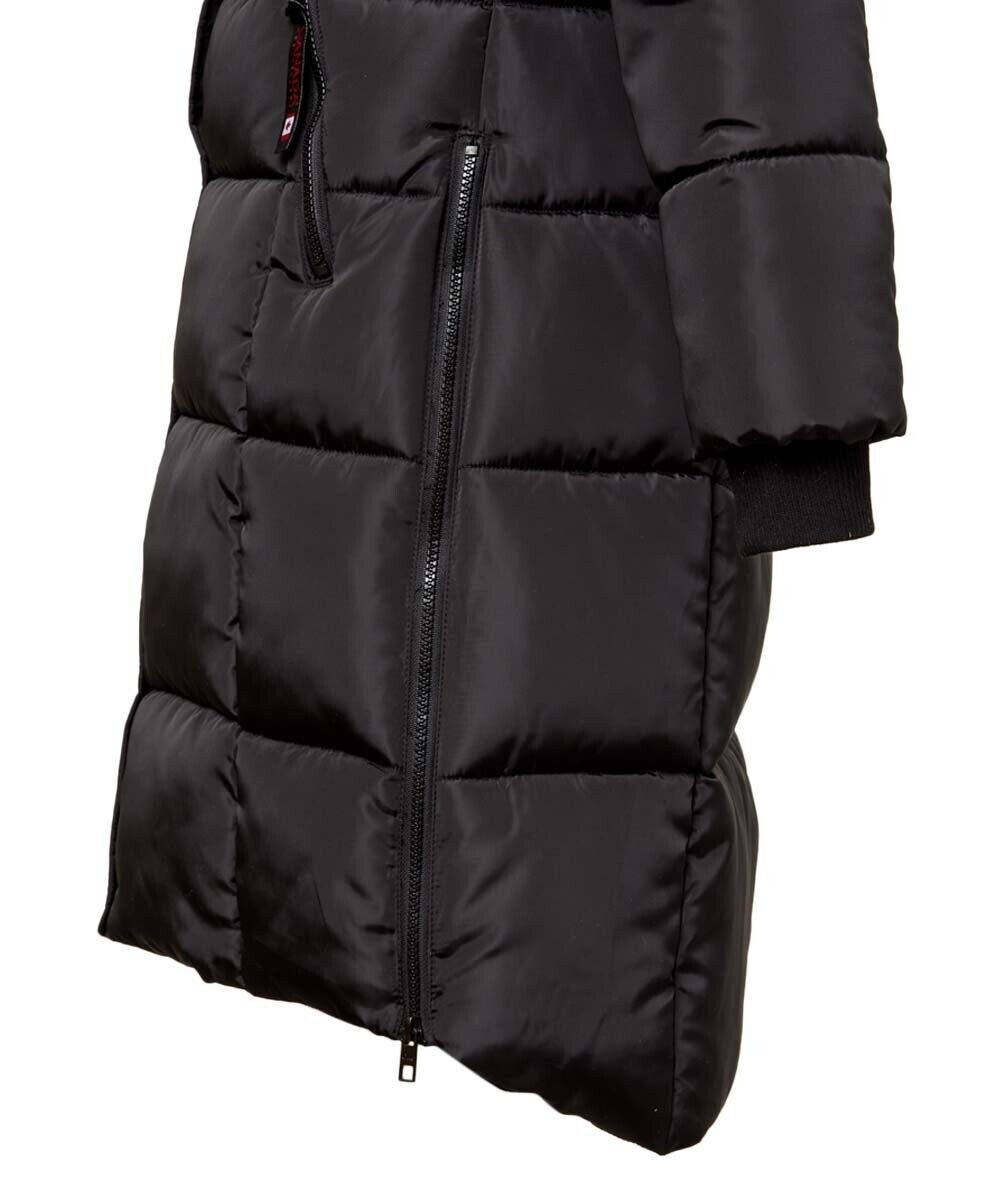 Canada Weather Gear  Black Hooded Puffer Parka  Plus Size 1X