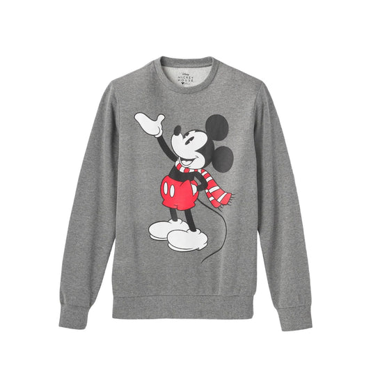 Adult Disney Mickey Mouse Graphic Sweatshirt - Charcoal Gray S