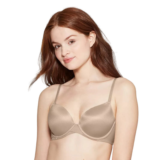 Women's Full Coverage Icon Lightly Lined T-Shirt Bra - Auden Pearl Tan 38C