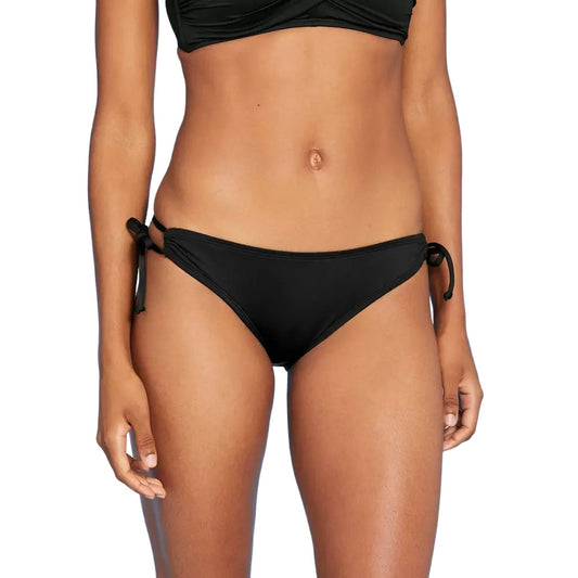 Women's Keyhole Medium Coverage Hipster Bikini Bottom Kona Sol Black L