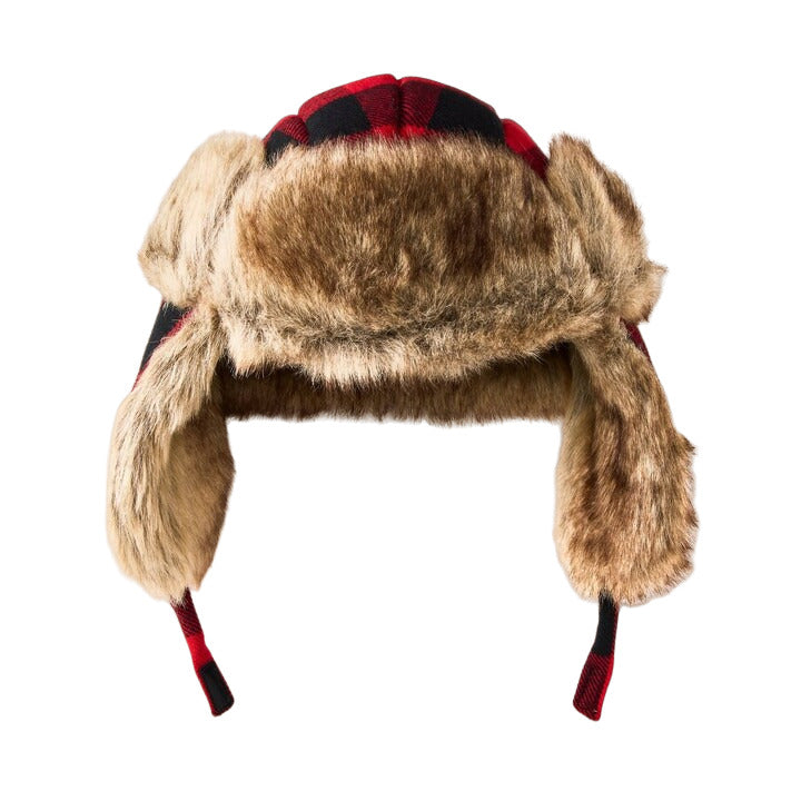 Boys Faux Fur Buffalo Trapper Hat Cat & Jack One Size