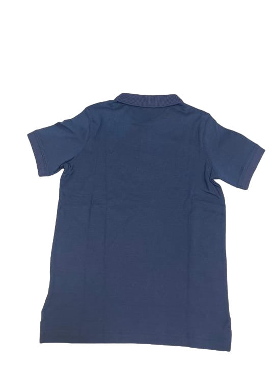 School Uniform Boys Kids Short Sleeve Tailored Fit Interlock Polo Shirt Size M