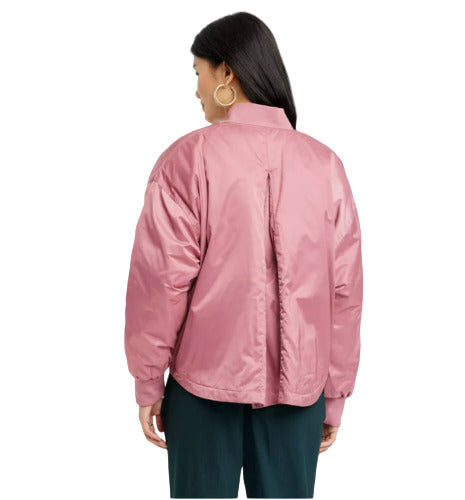 Women's Bomber Jacket - A New Day Berry Pink L
