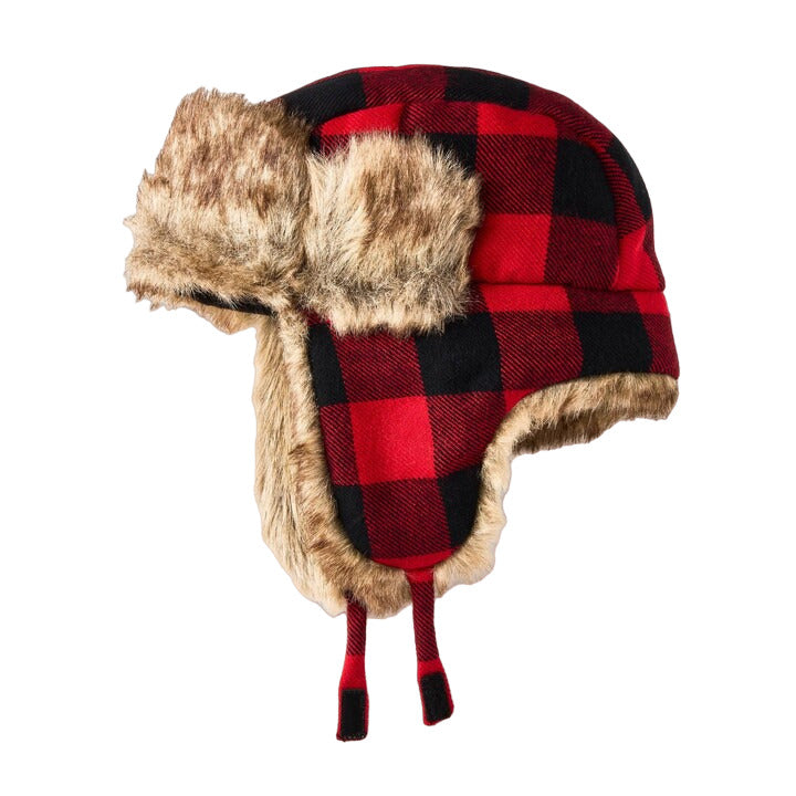 Boys Faux Fur Buffalo Trapper Hat Cat & Jack One Size