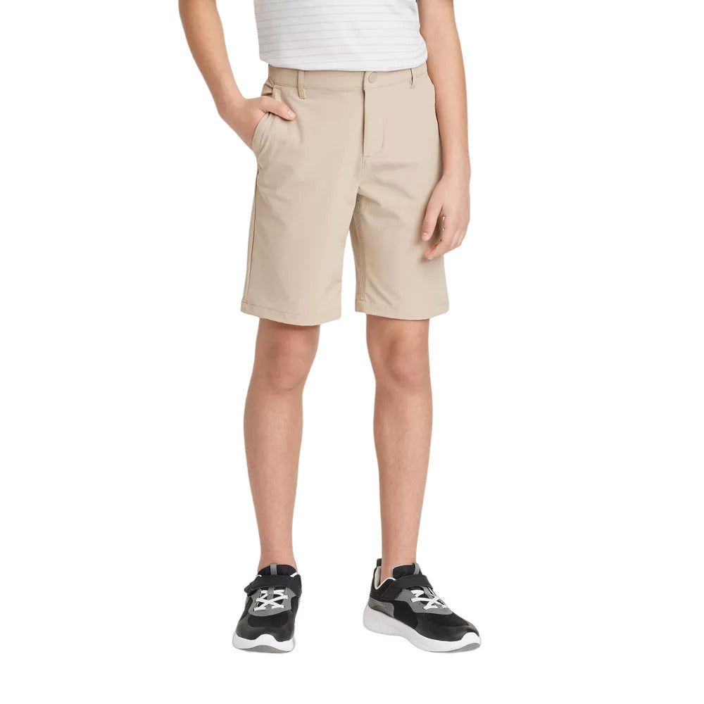 Boys Golf Shorts All in Motion Khaki 8