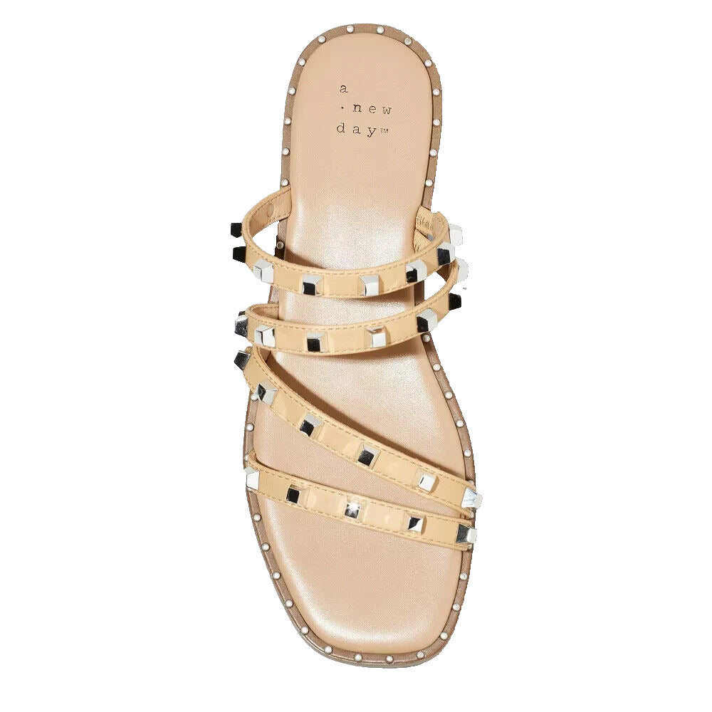Women's Hollis Embellished Slide Sandals - A New Day  11