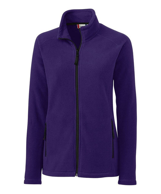 Clique | Purple Fleece Summit Zip-Up Jacket Size XXL