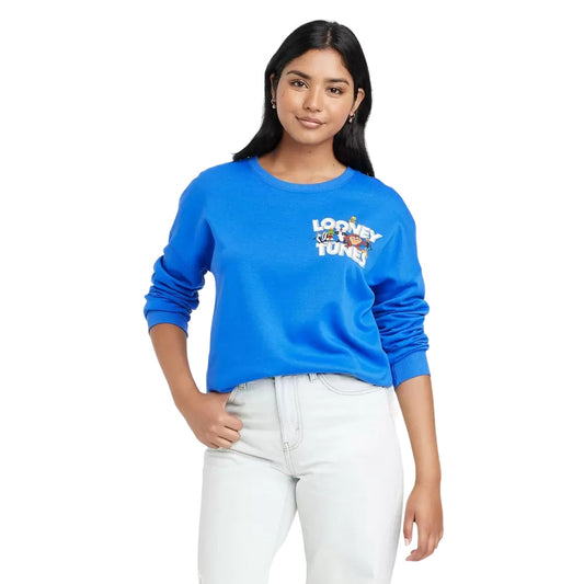 Women's Looney Tunes That's All Folks Graphic Sweatshirt - Size M