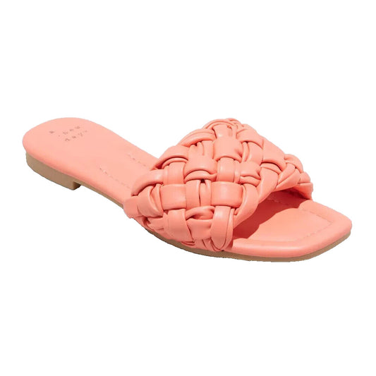 Women's Carissa Woven Slide Sandals - A New Day 8