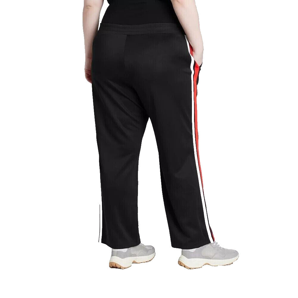 Women s High-Rise Track Pants  Wild Fable Black Size  1X