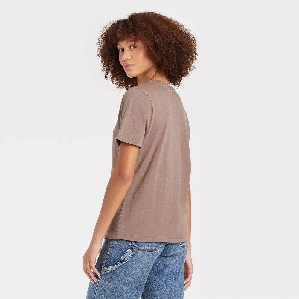 Women's Short Sleeve T-Shirt - Universal Thread Tan XXL