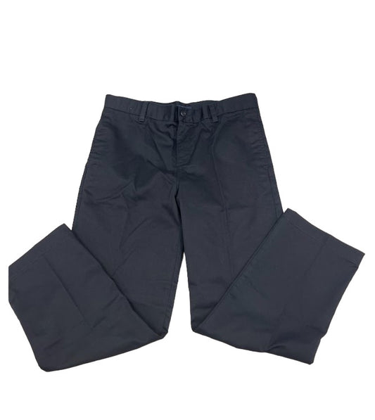 School Uniform Boys Elastic Waist Blend Chino Pants Size 16