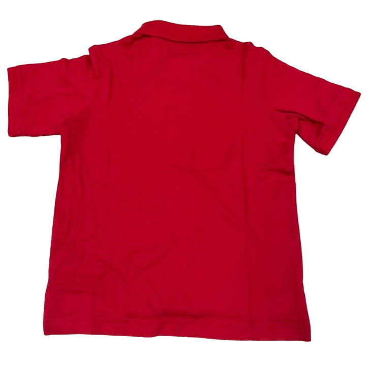 School Uniform Little Kids Adaptive Short Sleeve Interlock Polo Shirt Size M