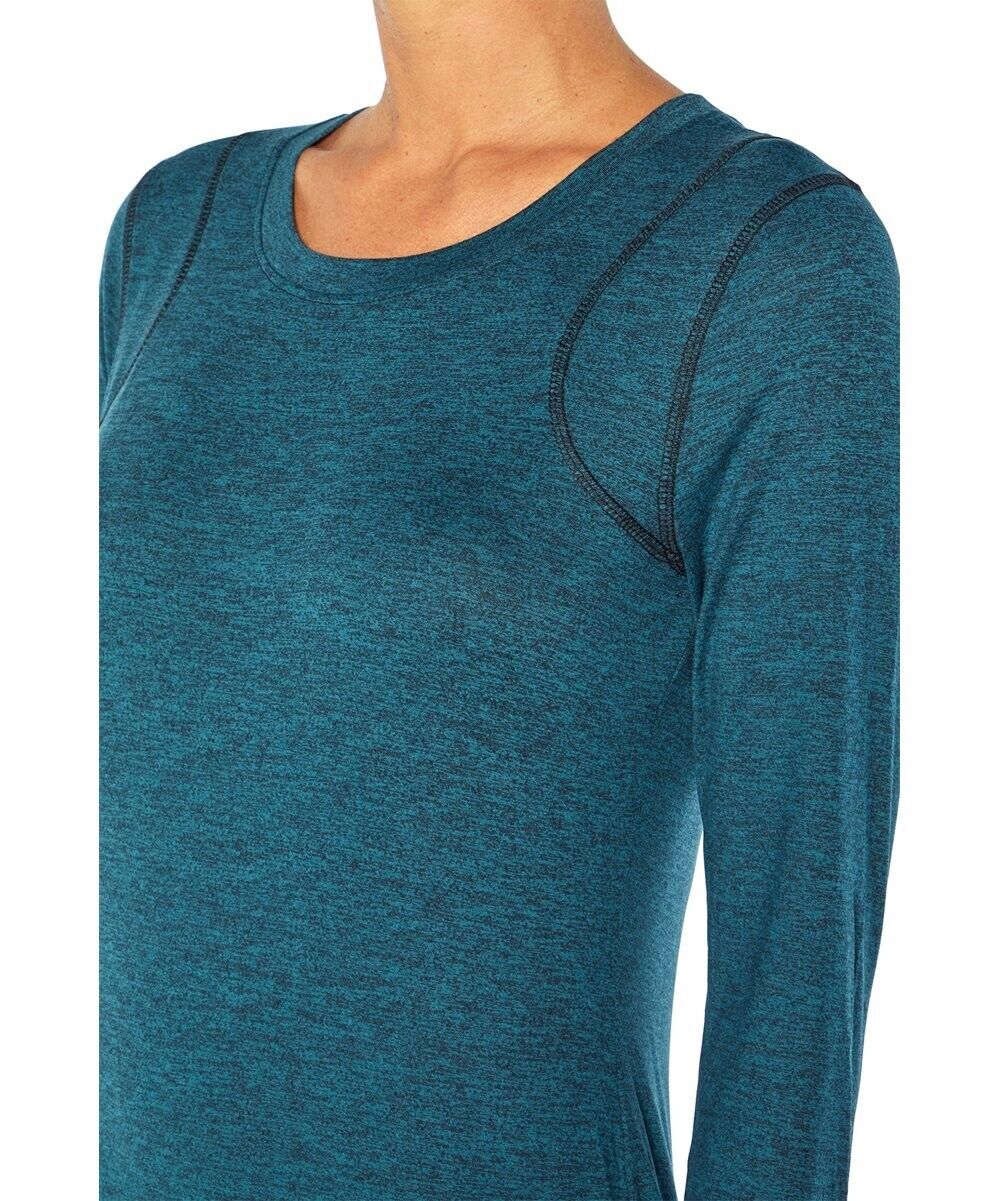 Marika | Heather Teal Dragonfly Victoria Long-Sleeve Top Size XL