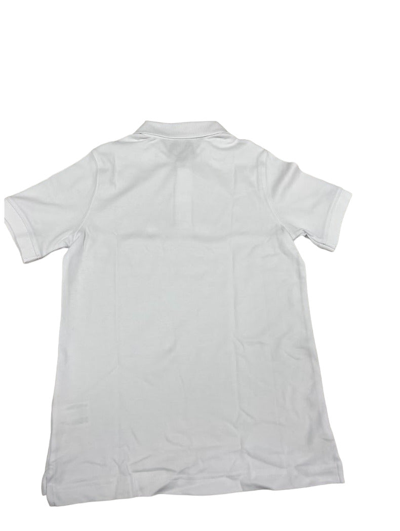 School Uniform Boys Kids Tailored Short Sleeve Interlock Polo Shirt Size M