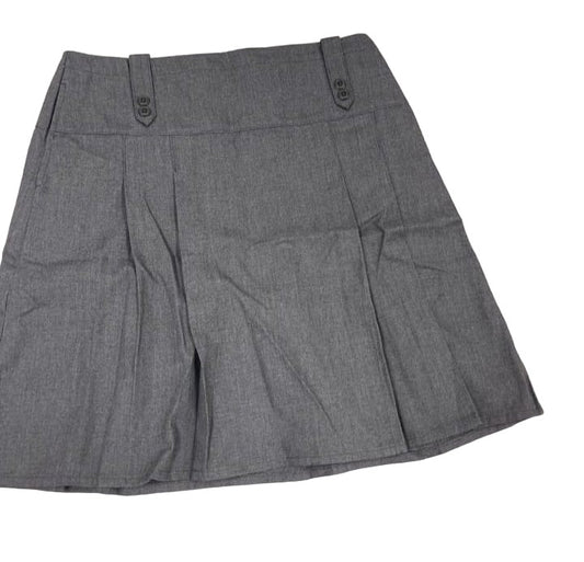School Uniform Women's Wrinkle Resistant Poly-Cotton Skirt Top Of Knee Size 12